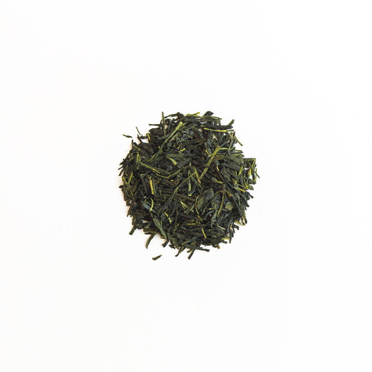Feuilles seches de kabusecha japonais, the vert ombrage avant recolte