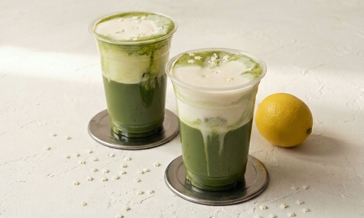 Matcha citron crème