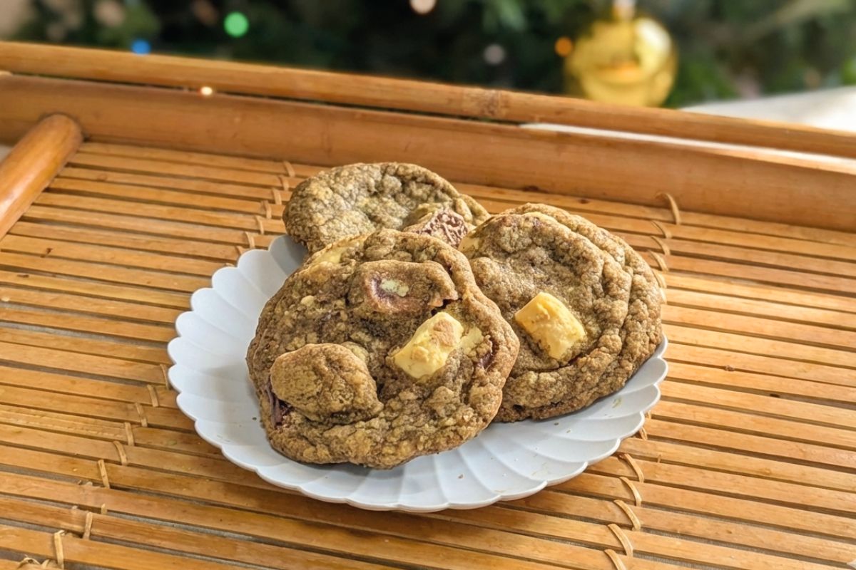 Cookies au hojicha : une recette maison aux notes grillées et gourmandes