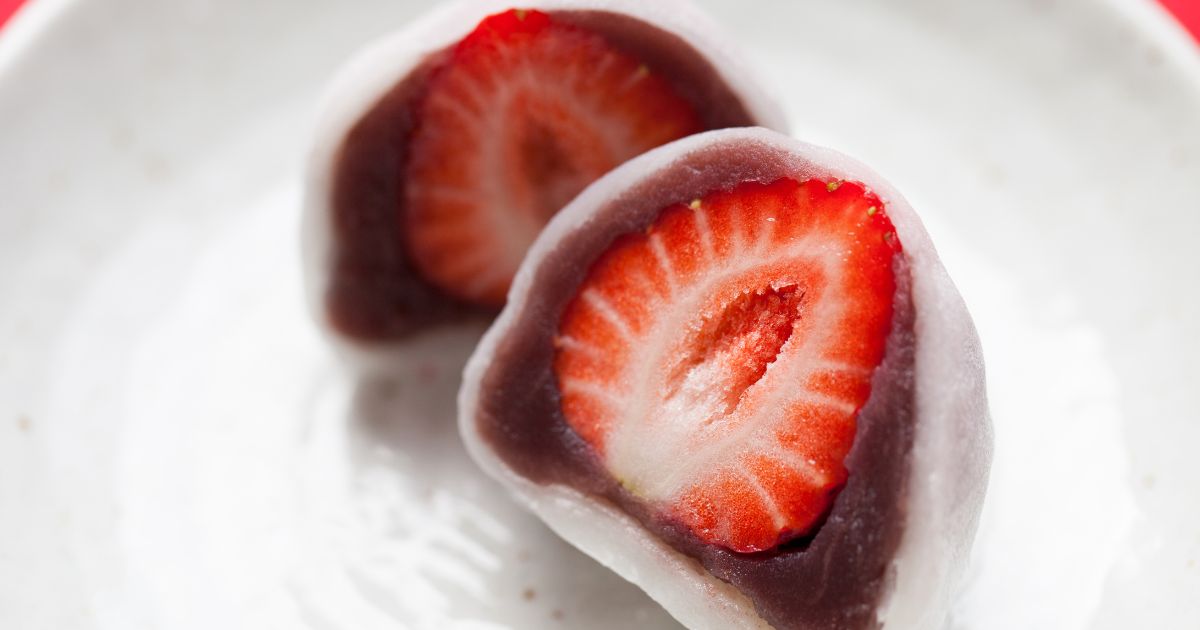 Mochi Daifuku à la Fraise (Ichigo Daifuku) 🍓