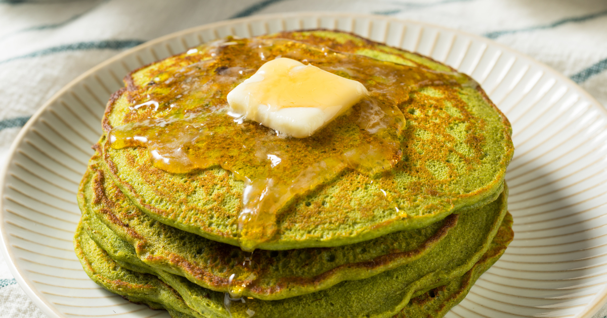 Pancakes au Matcha
