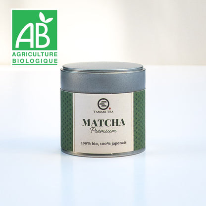 Matcha japonais bio TAMAKI TEA, certifié agriculture biologique